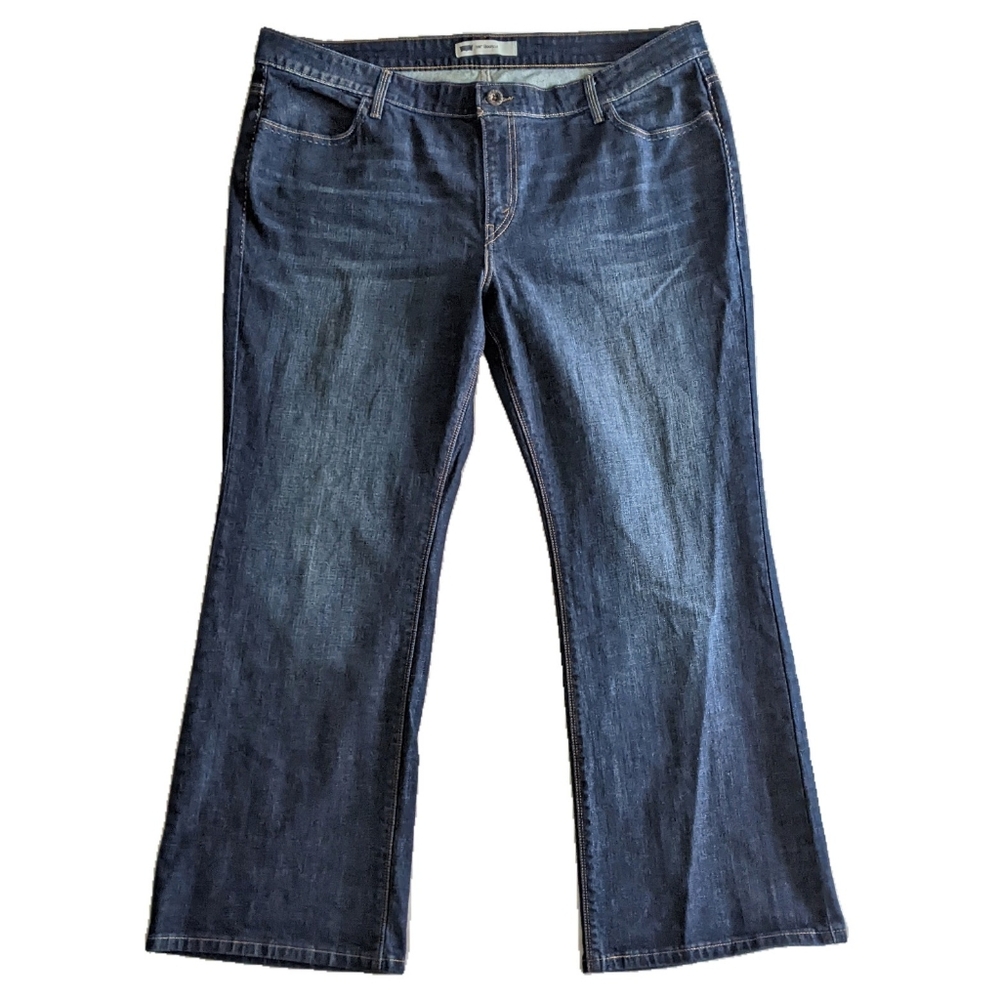 Levi's plus size dark wash bootcut jeans
